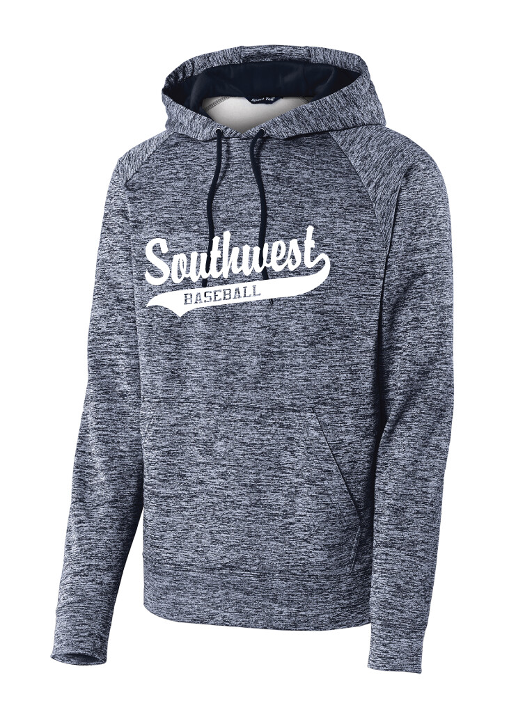 USW Baseball - Southwest Script - Electric Dri-Fit Hoodie, Color: Navy