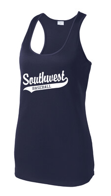 USW Baseball - Southwest Script - Dri-Fit Racerback Tank