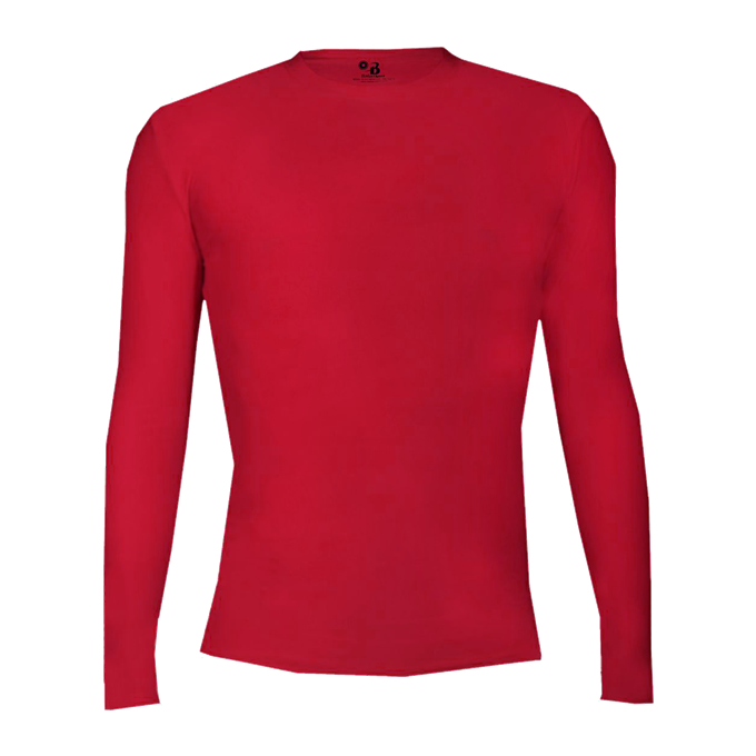 Centennial Football - Compression Top, Garment Color: Red, Style 460500 Size: Adult S