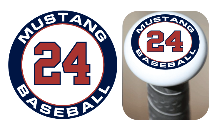 USW Baseball - Bat Knob Decals