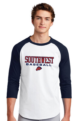 USW Baseball - Southwest Block - Raglan Baseball