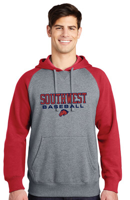 USW Baseball - Southwest Block - Raglan Hoodie