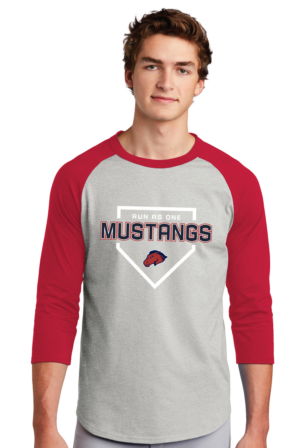 USW Baseball - Run as One - Raglan Baseball