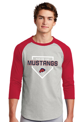 USW Baseball - Run as One - Raglan Baseball