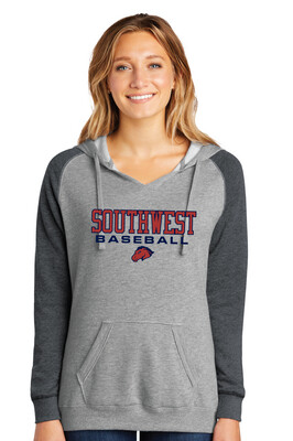 USW Baseball - Southwest Block - Lightweight Raglan Hoodie