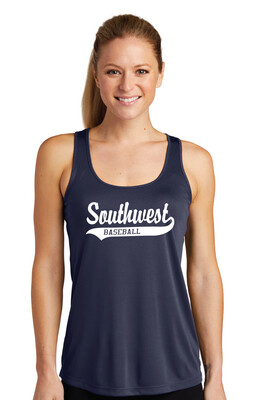 USW Baseball - Southwest Script - Dri-Fit Racerback Tank