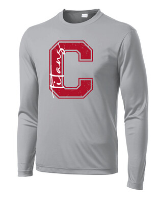 Centennial Football - Big C - Dri-Fit Long Sleeve
