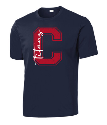 Centennial Football - Big C - Dri-Fit Short Sleeve