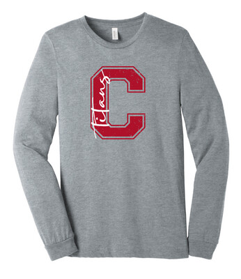 Centennial Football - Big C - Bella+Canvas Long Sleeve