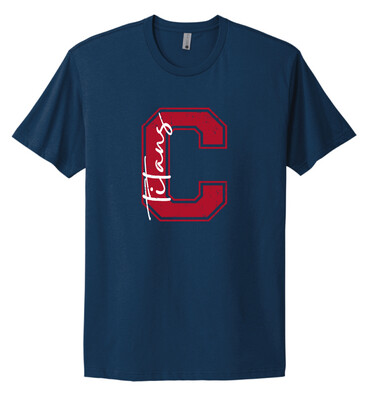 Centennial Football - Big C - NextLevel Short Sleeve