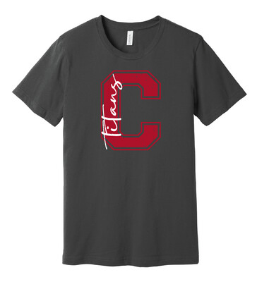 Centennial Football - Big C - Bella+Canvas Short Sleeve