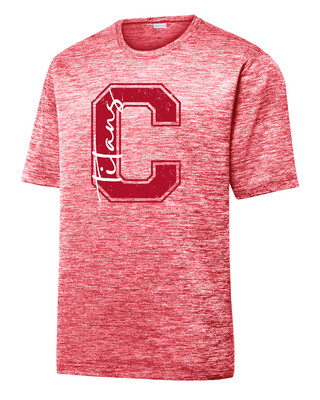 Centennial Football - Big C - Electric Dri-Fit Short Sleeve