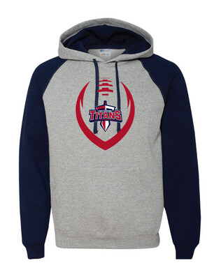 Centennial Football - Big Football - Raglan Hoodie