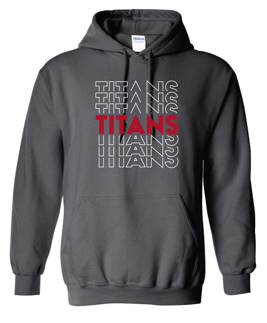 Centennial Football - Echo - Hoodie, Color: Charcoal