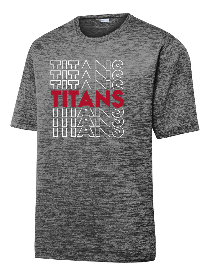 Centennial Football - Echo - Electric Dri-Fit Short Sleeve, Color: Black / Grey