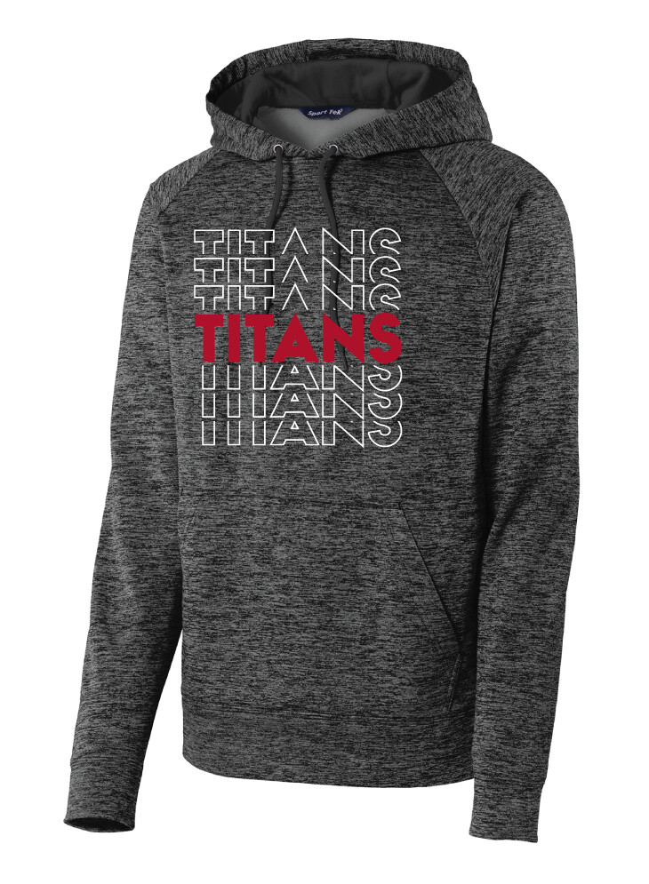 Centennial Football - Echo - Electric Dri-Fit Hoodie, Color: Black / Grey