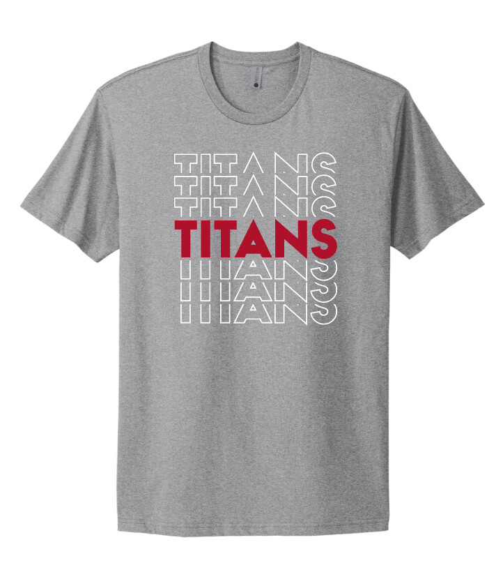Centennial Football - Echo - NextLevel Short Sleeve, Color: Heather Grey