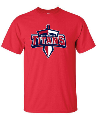 Centennial Football - Big Logo - Short Sleeve