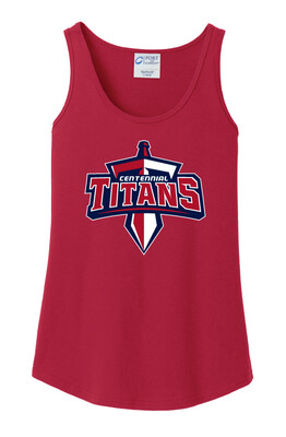 Centennial Football - Big Logo - Cotton Tank
