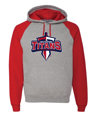 Centennial Football - Big Logo - Raglan Hoodie