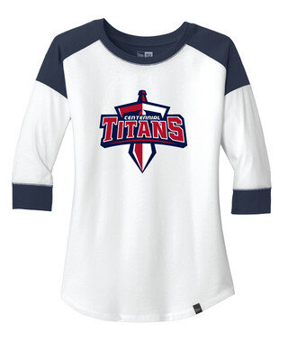 Centennial Football - Big Logo - Raglan Tee