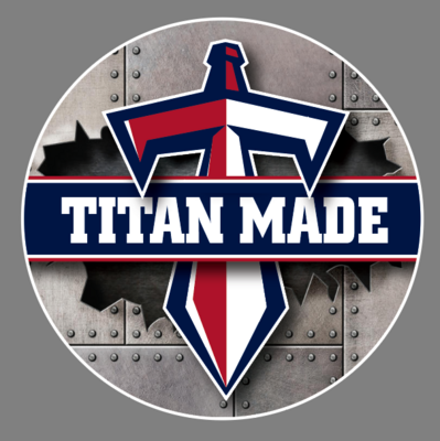 Centennial Football - Titan Made - Window Decal