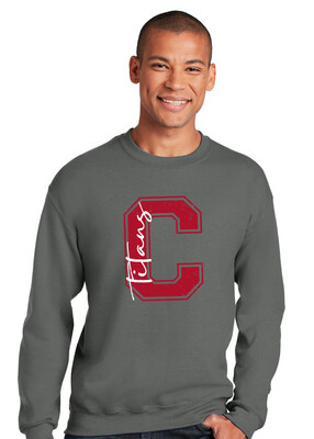 Centennial Football - Big C - Crew Sweatshirt