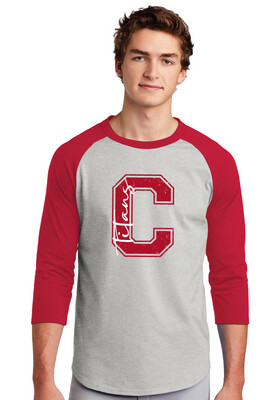 Centennial Football - Big C - Raglan Baseball