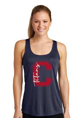 Centennial Football - Big C - Dri-Fit Racerback Tank