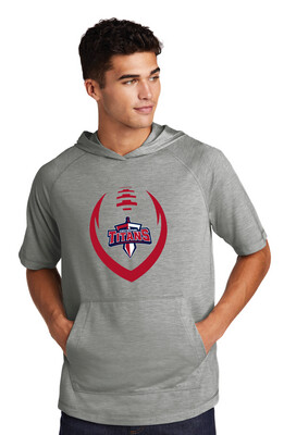 Centennial Football - Big Football - Tri-Blend Short Sleeve Hoodie