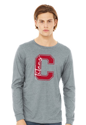 Centennial Football - Big C - Bella+Canvas Long Sleeve