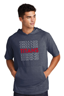 Centennial Football - Echo - Tri-Blend Short Sleeve Hoodie