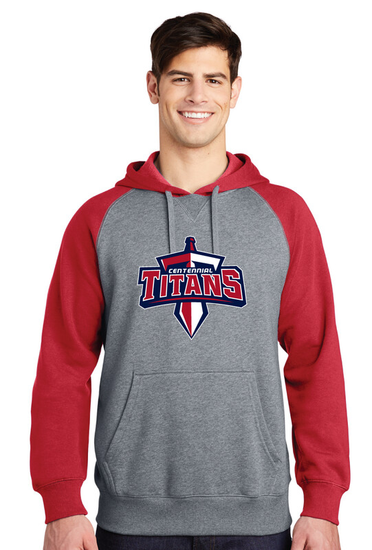 Centennial Football - Big Logo - Raglan Hoodie