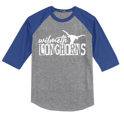 Wilmeth - Distressed Block - Raglan Baseball