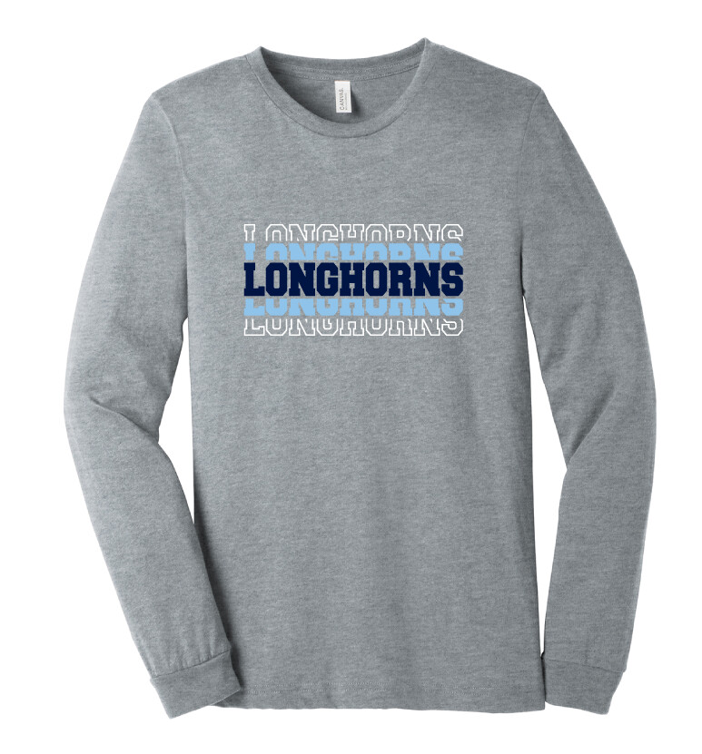 Wilmeth - Echo - Bella+Canvas Long Sleeve, Garment Color: Athletic Heather