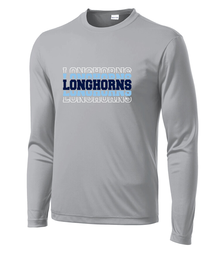 Wilmeth - Echo - Dri-Fit Long Sleeve, Garment Color: Silver