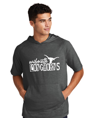 Wilmeth - Distressed Block - Short Sleeve Hoodie