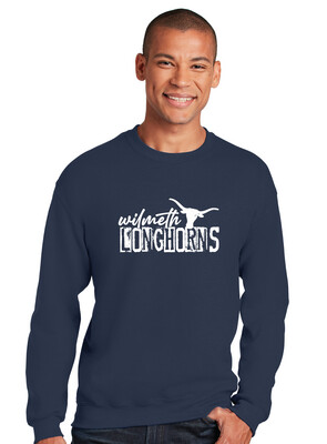 Wilmeth - Distressed Block - Crew Sweatshirt