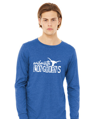 Wilmeth - Distressed Block - Bella+Canvas Long Sleeve