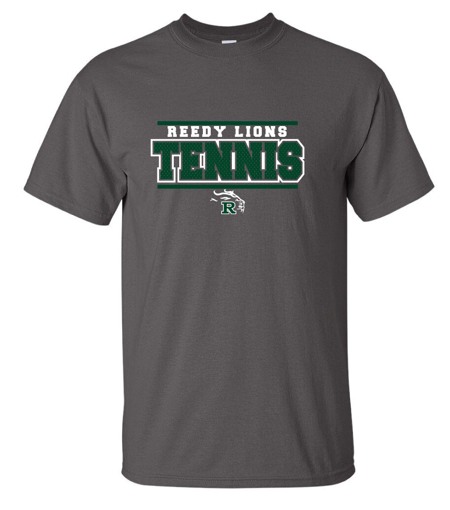 Reedy Tennis - Block Jersey - Short Sleeve, Color: Charcoal