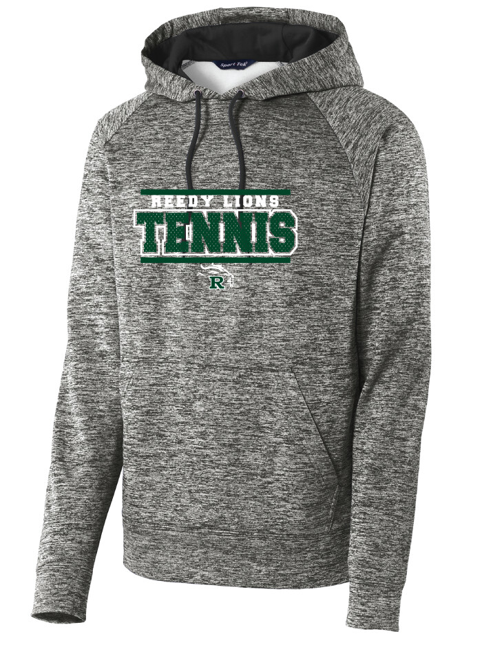 Reedy Tennis - Block Jersey - Electric Dri-Fit Hoodie, Color: Grey Black