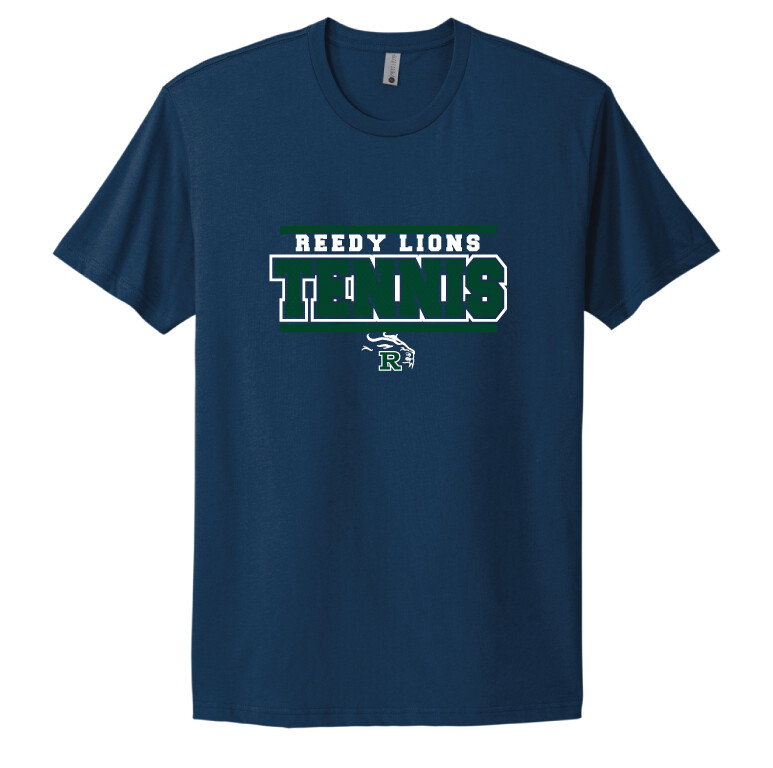Reedy Tennis - Block Jersey - Next Level Short Sleeve, Color: Cool Blue