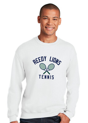 Reedy Tennis - Crossed Rackets - Crew Sweatshirt
