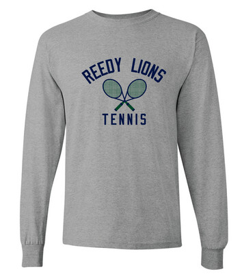 Reedy Tennis - Crossed Rackets - Long Sleeve