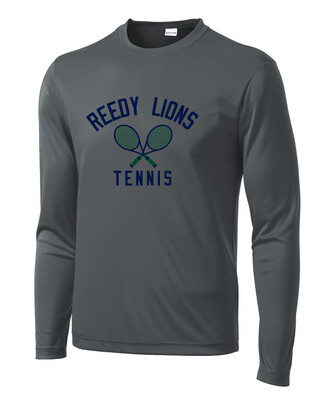 Reedy Tennis - Crossed Rackets - Dri-Fit Long Sleeve
