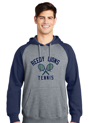 Reedy Tennis - Crossed Rackets - Raglan Hoodie