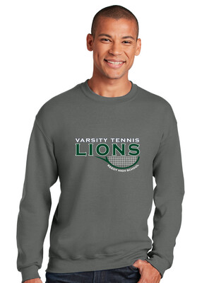Reedy Tennis - Varsity Half Racket - Crew Sweatshirt