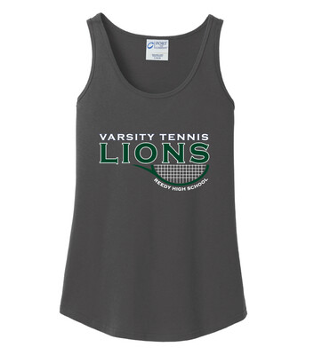 Reedy Tennis - Varsity Half Racket - Cotton Tank