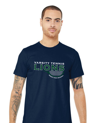 Reedy Tennis - Varsity Half Racket - Bella+Canvas Short Sleeve
