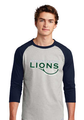 Reedy Tennis - Varsity Half Racket - Raglan Baseball